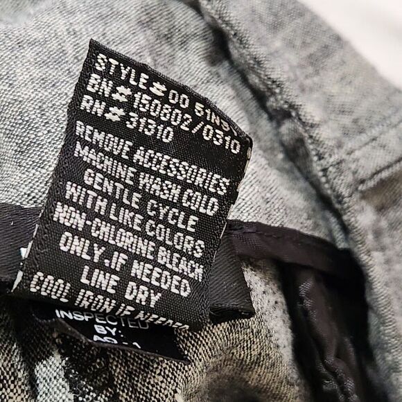 Bcx Capri Pants For Women Size 13 Gray Linen Blend Flat Front - Picture 12 of 13